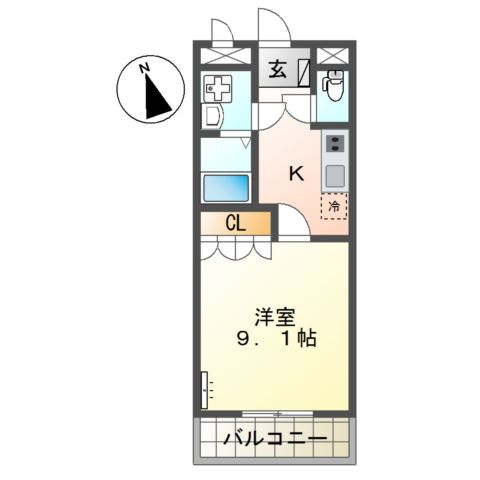 ＮＡＵＩ＆ＰＡＤＩ　４８の間取り