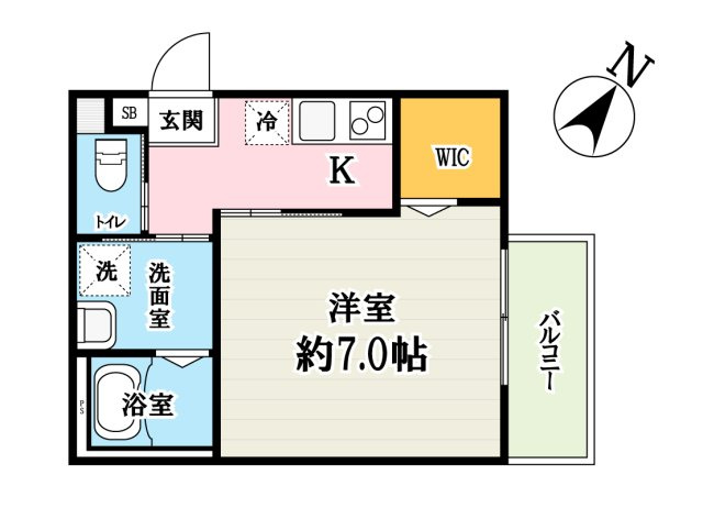 キャメル新狭山3の間取り