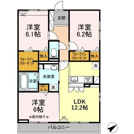 ハーベスト大塚の間取り