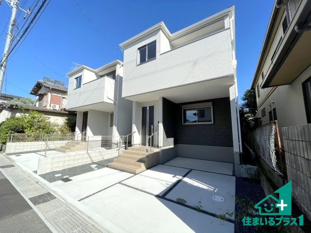 ★17(土)18(日)現地見学可能！★宇治市広野町寺山　第1期　ラスト1邸の前面道路含む現地写真|駐車スペース！散水栓があるので、こまめに愛車を洗えます！
