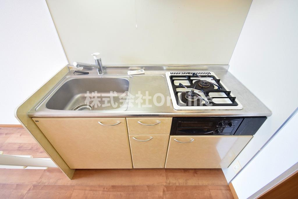 大阪市東成区深江北２丁目の賃貸マンションのキッチン