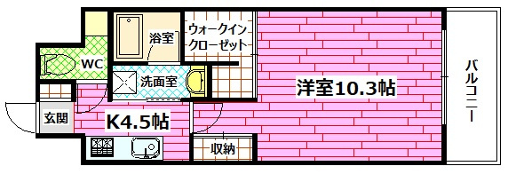 ヒルズ向洋駅前の間取り