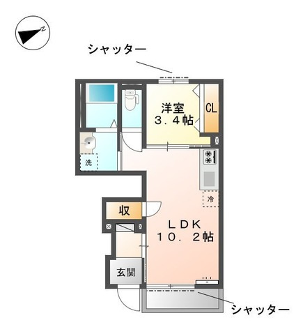 あいトピアの間取り