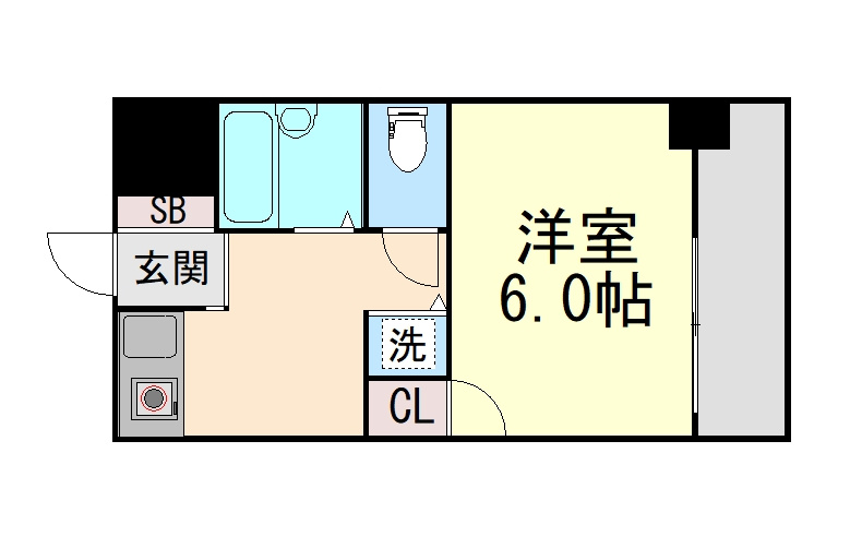 エステムコート東灘の間取り