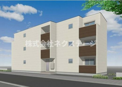 【外観パース】 | ジーメゾン厚木愛甲カウス