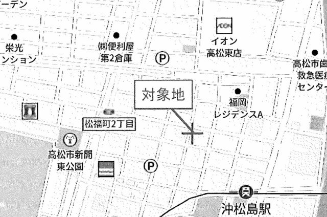 リーブルガーデン高松市福岡町第五◇2026年度補助金対象の長期優良住宅です！の地図|カーナビ表示：高松市福岡町４町目