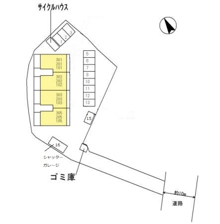 グランボンの区画図
