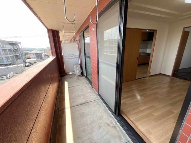 パストラル南町のバルコニー