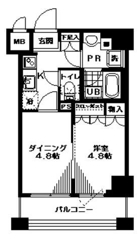日神デュオステージ馬車道の間取り