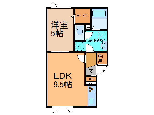 ナチュールⅠの間取り