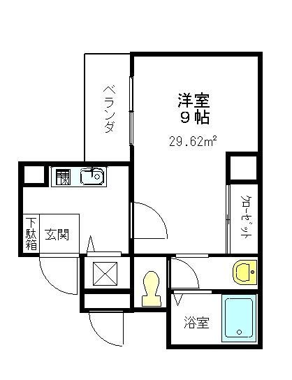 アシュレ双葉町の間取り