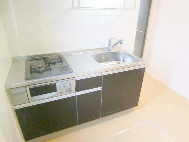 Ｄ－ｒｏｏｍエクウスのキッチン|2口コンロのシステムキッチンです