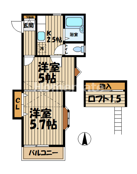 【間取り】 | GMハイツ北鎌倉