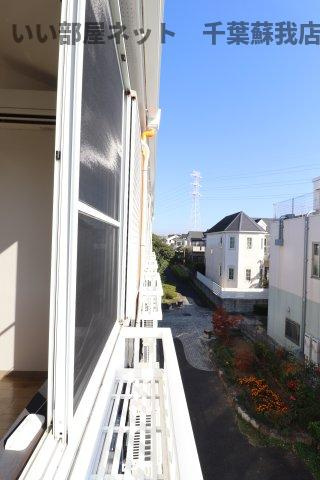 サンセール陽光Aのバルコニー|広々としたバルコニーです