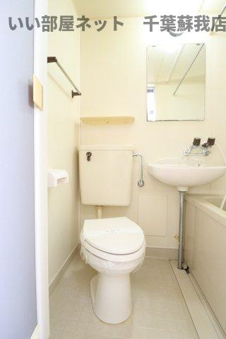 サンセール陽光Aのトイレ|シンプルで使いやすいトイレです