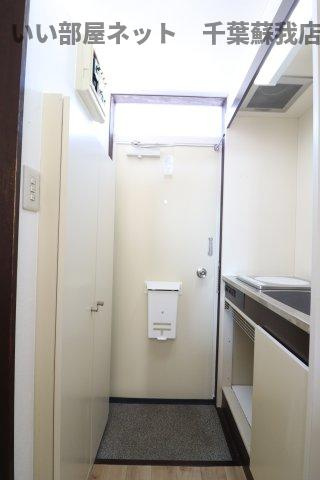 サンセール陽光Aの玄関|明るい玄関です