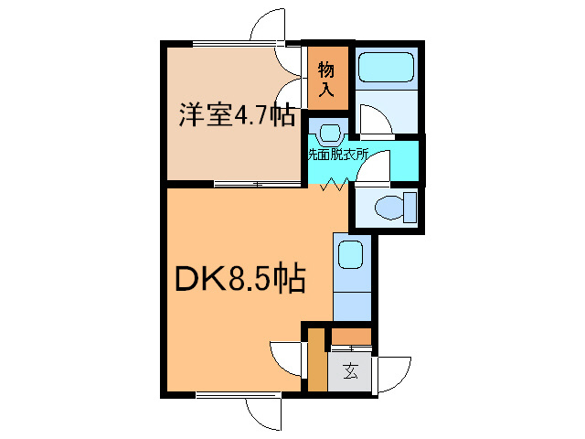 ノースデュオの間取り