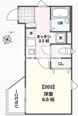 タウンフィールドⅡ-Bの間取り