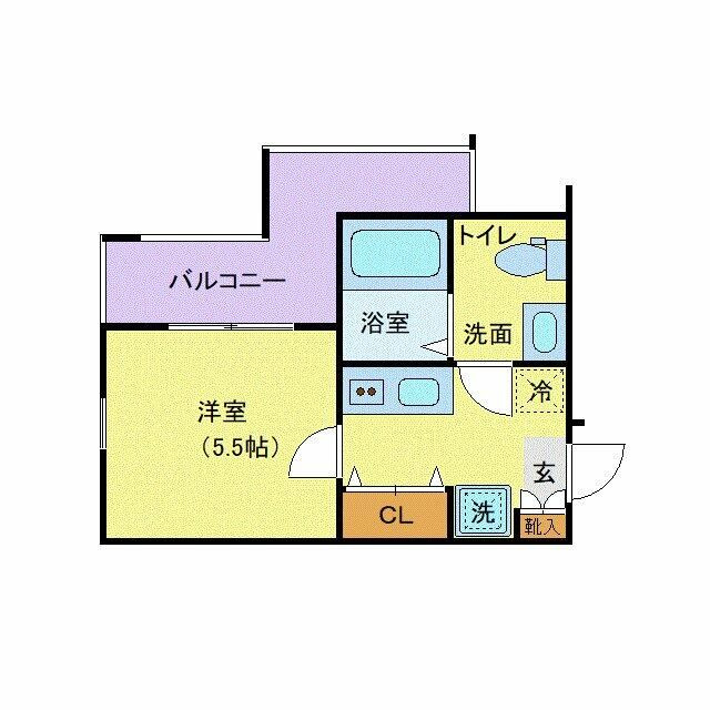 ラフィーネ西横浜の間取り