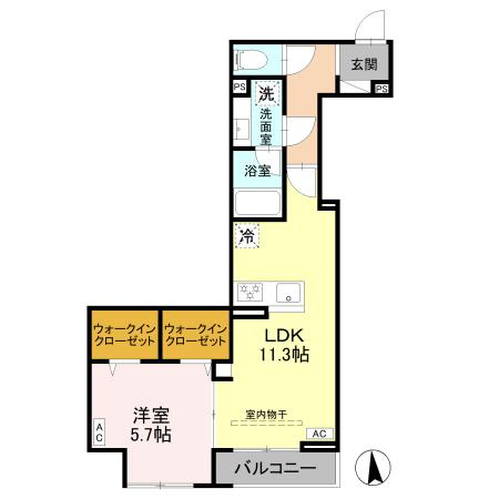 【間取り】 | DPaina岩戸北四丁目