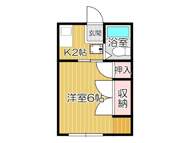 麻布ハイツの間取り