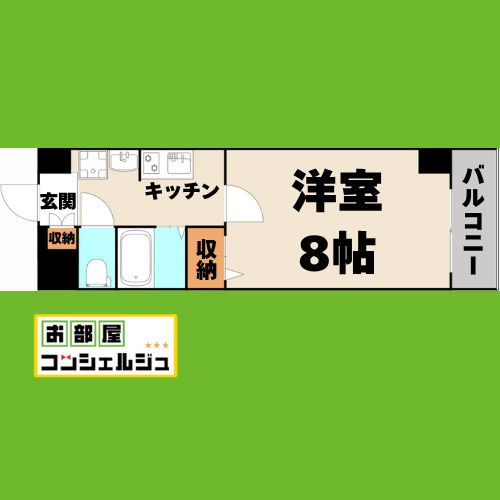 パルティール今池の間取り