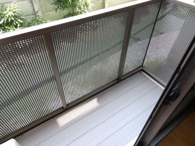 フラッツア烏山のバルコニー
