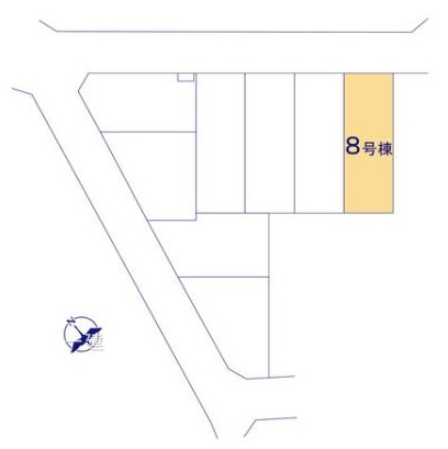 久喜吉羽第5　新築戸建　全8棟の区画図