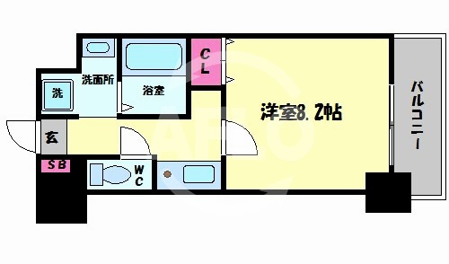 SWISS難波西の間取り|SWISS難波西　間取り