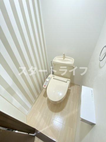 大阪市淀川区西中島２丁目の賃貸マンションのトイレ