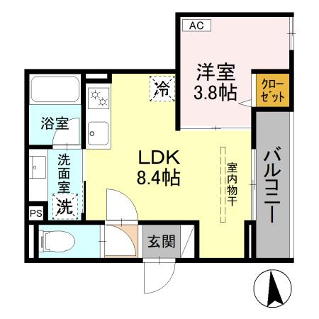 【間取り】 | DPaina岩戸北四丁目