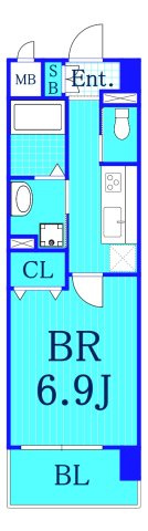 リヴィエール横濱の間取り