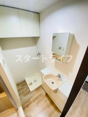 大阪市淀川区西中島２丁目の賃貸マンションの洗面所