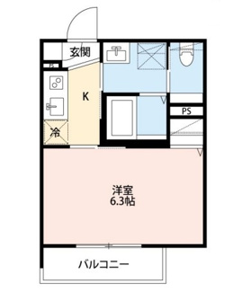 【間取り】 | ヘゼリヒフラット 中浦和 | 間取りです。