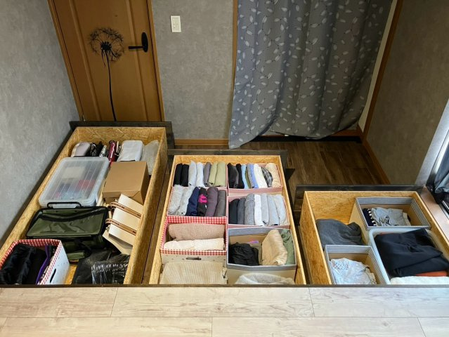 中古戸建　稲沢市平和町丸渕上　平成14年築の収納|9帖洋室　収納