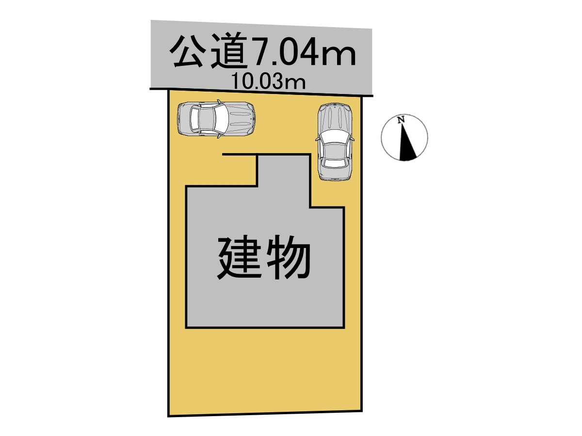 中古戸建　稲沢市平和町丸渕上　平成14年築の区画図
