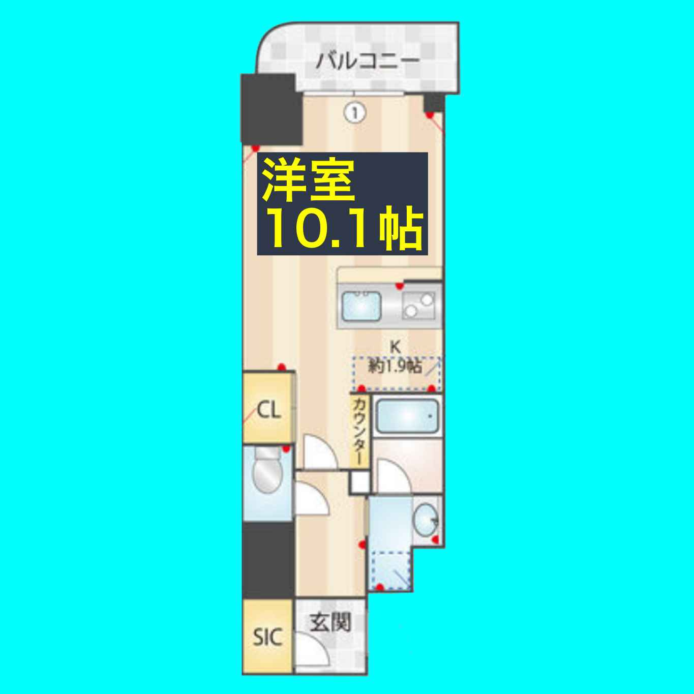 S-FORT金山の間取り