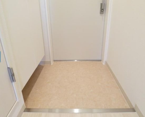 岡山市北区西長瀬の賃貸マンションの玄関
