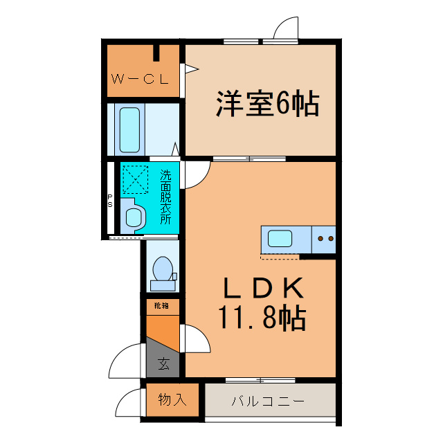 Gran　W2の間取り