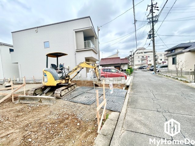 守山区西新　1期の前面道路含む現地写真