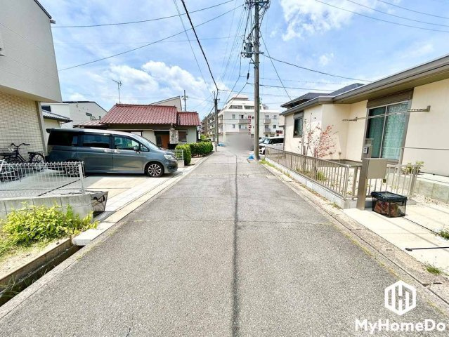 守山区西新　1期の前面道路含む現地写真