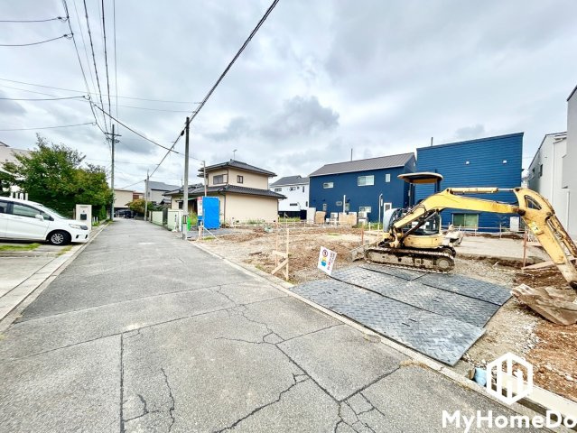 守山区西新　1期の前面道路含む現地写真