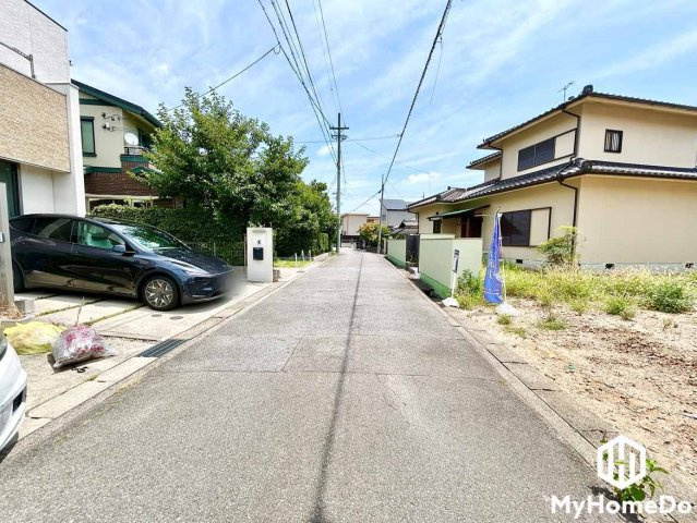守山区西新　1期の前面道路含む現地写真