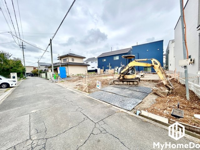 守山区西新　1期の前面道路含む現地写真
