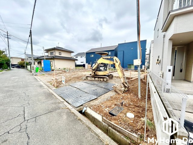 守山区西新　1期の前面道路含む現地写真