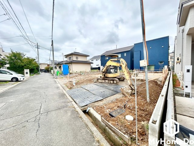 守山区西新　1期の前面道路含む現地写真