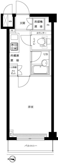 【間取り】 | ルーブル蒲田七番館