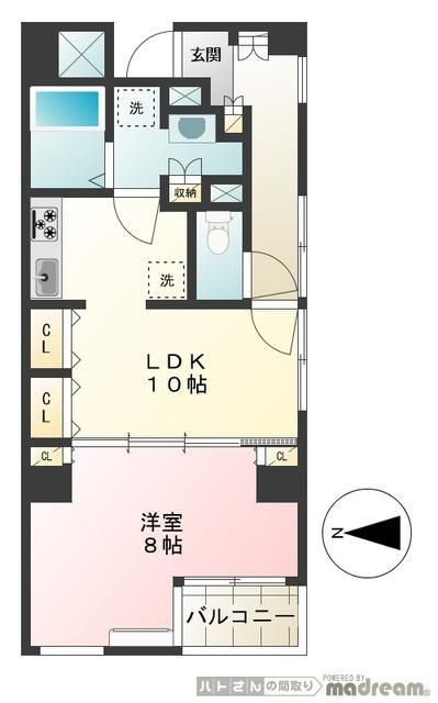 リーブル町屋の間取り