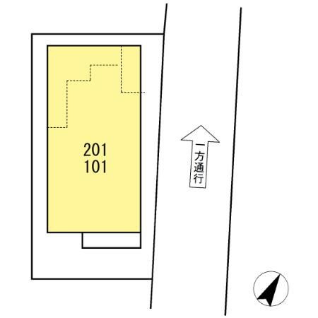 雑司が谷一丁目PJの区画図