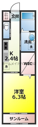 フローラルの間取り